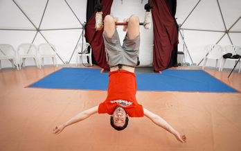 Pikatza, Zirkomotrizitatearen Maleta Pedagogikoko materialarekin.