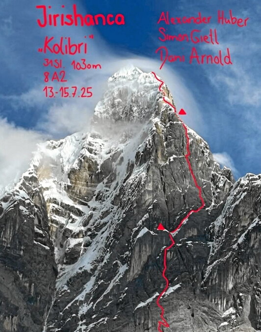 «Kolibri» bidearen nondik norakoak.