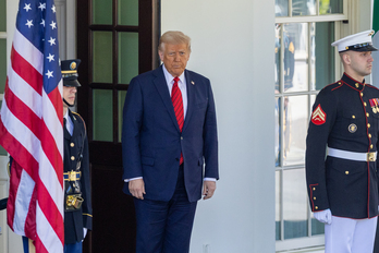 Donald Trump ha ordenado este viernes desplegar dos submarinos nucleares frente a declaraciones rusas.