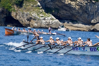 Zierbenak sekulako estropada egin du bigarren txandan.