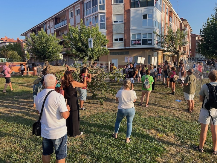 Auzokideek lortu zuten Lantzarteko obra lanak gelditzea.