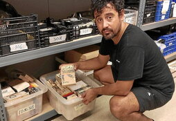 Irudian, Pablo Maravi Martinez, EHUko Arte Ederren Fakultateko irakaslea.