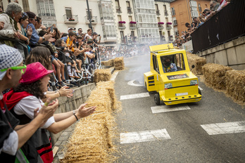 Los Alegríos han organizado la octava edición de la Bajada de Goitiberas.