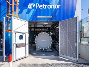 Primer electrolizador de Petronor, puesto en marcha en 2023.