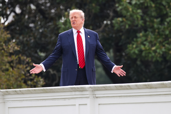 El presidente de EEUU, Donald Trump, en la Casa Blanca.