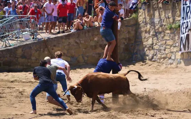 Imagen de archivo de la Sokamuturra del Puerto Viejo de Algorta.