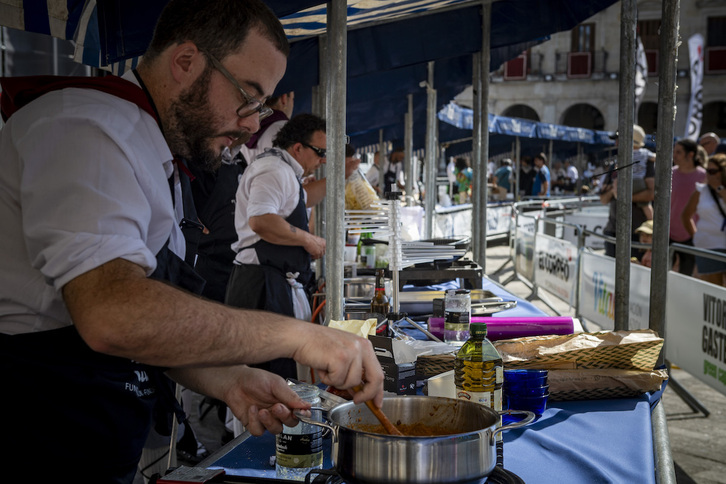 Kuadrillen arteko Sukaldaritza Lehiaketaren 30. edizioa.