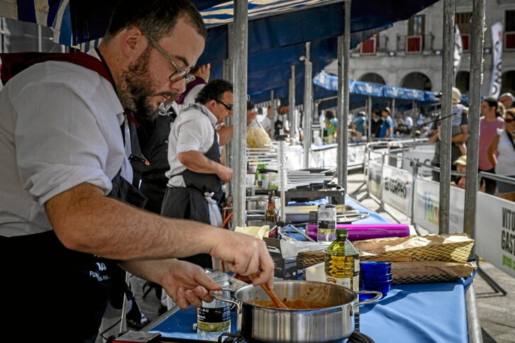 Kuadrillen arteko Sukaldaritza Lehiaketaren 30. edizioa.