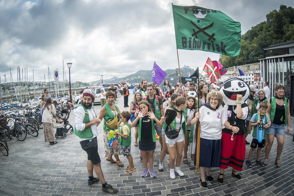 Galerna usaina zabaldu da une batez.