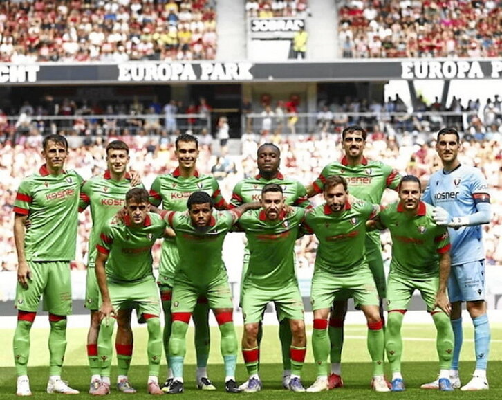 El once con el que salió Osasuna.