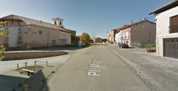 Plaza de Biloria, pueblo en que ha ocurrido el crimen.