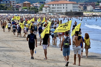 La edición de Marea Horia de 2024, en la playa de Gorliz.