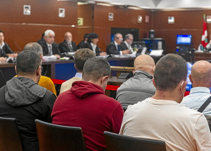 Una de las sesiones del juicio por el caso de Sansoheta, en el que nueve personas fueron   condenadas por agredir a siete menores del centro alavés.