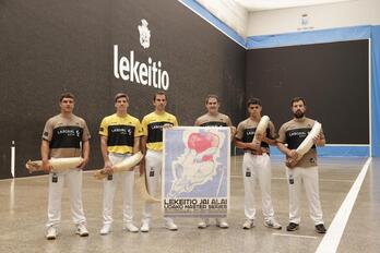 Lekeition arituko diuren zortzi puntistetatik sei, astearte honetako agerraldian.