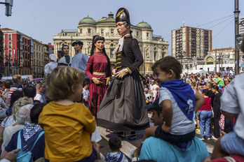 La Aste Nagusia de Bilbo llenará de ambiente festivo el centro de la ciudad entre los días 16 y 24 de agosto.