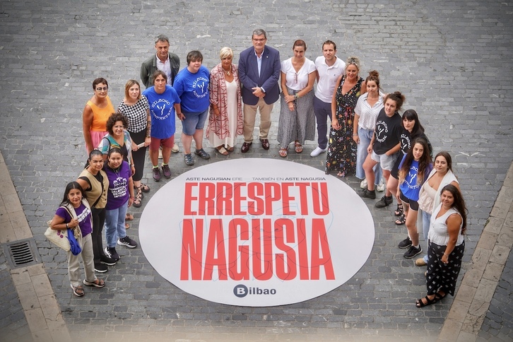 Presentación de la estrategia municipal 'Errespetu Nagusia'.