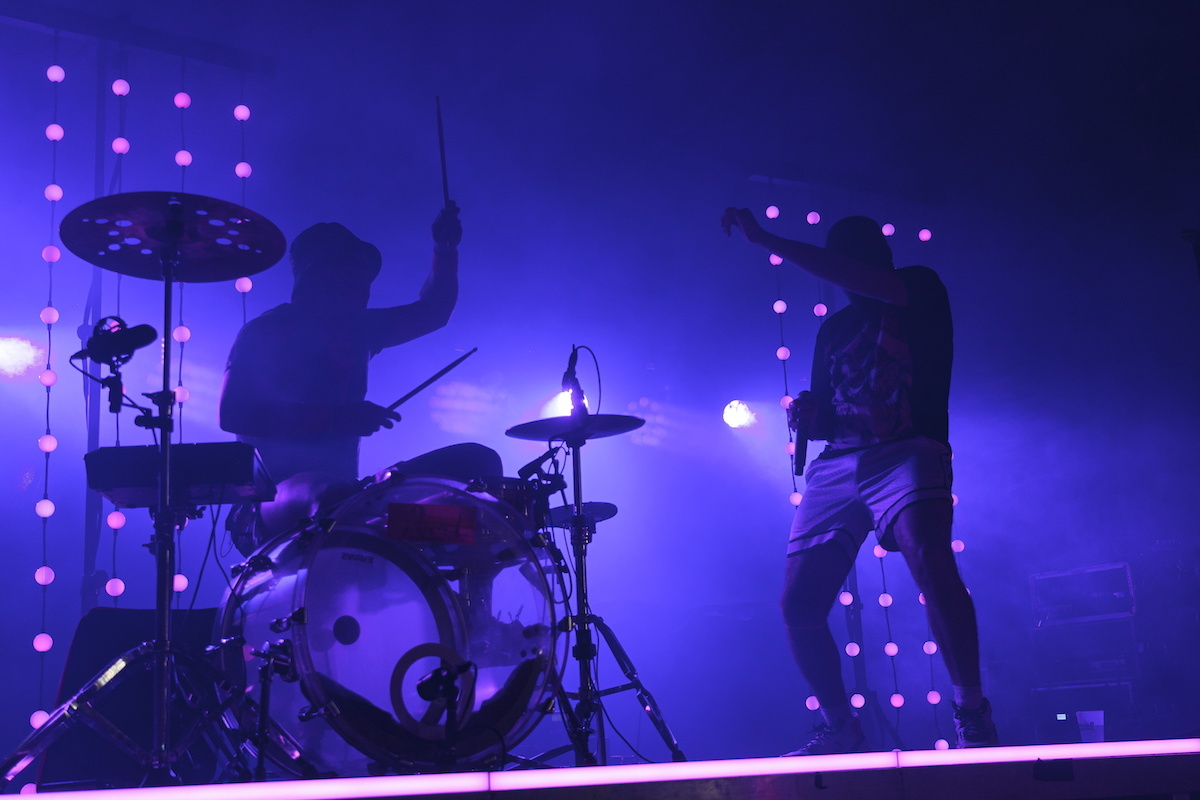 Dupla, en su actuación de 2022 en Abandoibarra.