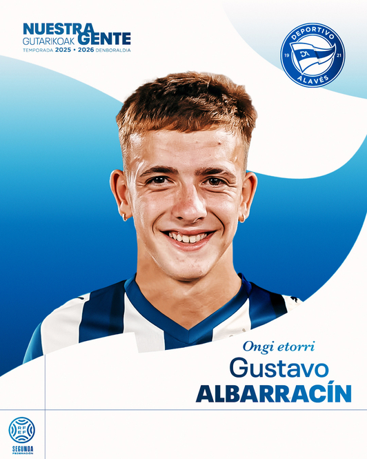 Gustavo Albarracín, nuevo jugador del Alavés.