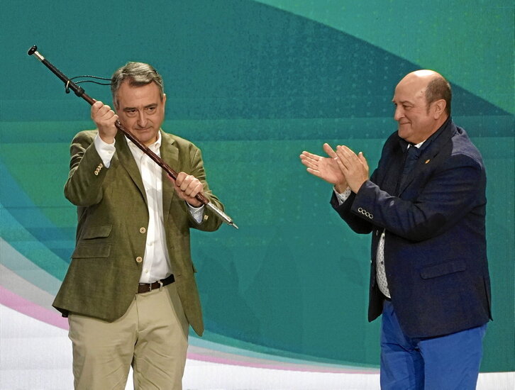 Las ponencias se debatieron bajo el mandato de Andoni Ortuzar y debe ponerlas en marcha Aitor Esteban.