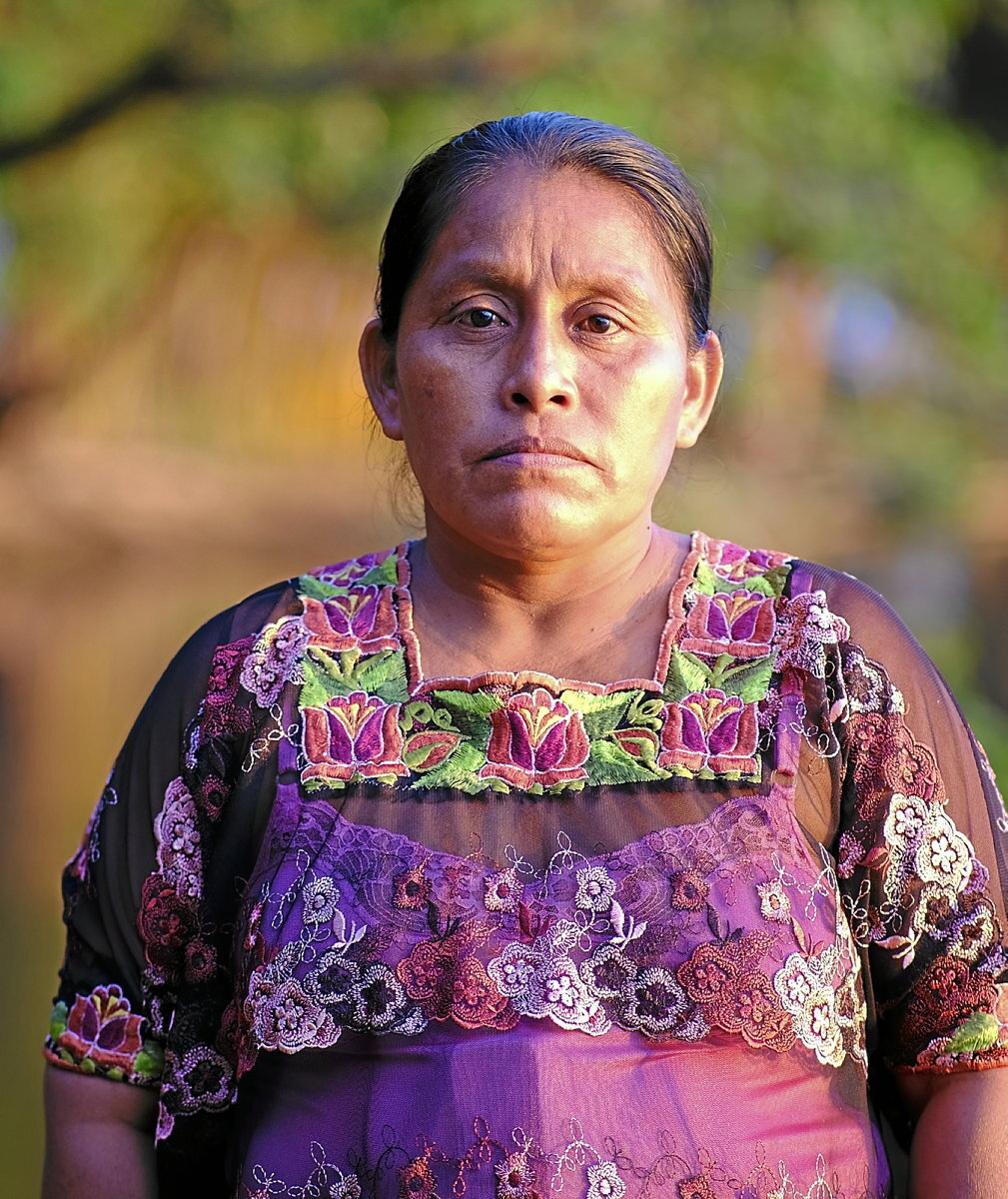 Cristina Ico, viuda de Felipe Xo. (Eddy Zeta | Prensa Comunitaria)