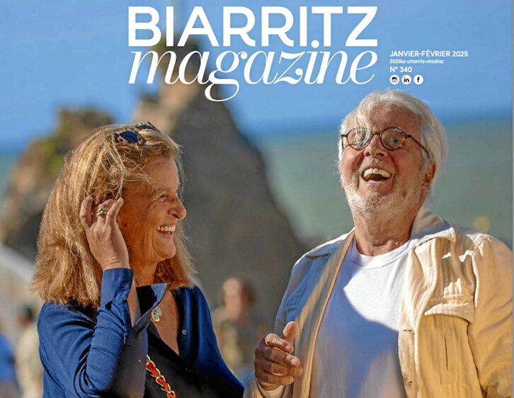 Michel Fournier Biarrizko udal aldizkariaren azalean agertu zen urte hasieran.