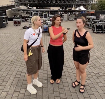 Kai Nakai, Maren y Olatz Salvador expresan su desazón ante lo ocurrido en Abandoibarra y el trato anterior y posterior.