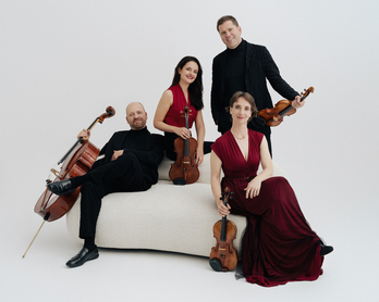 Integrantes del Cuarteto Casals. 