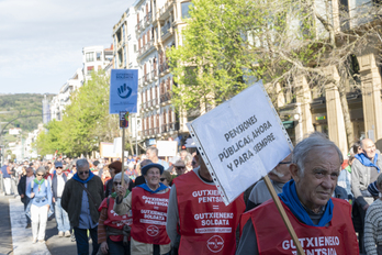 El ratio de cotizantes por cada pensionista en Hego Euskal Herria es inferior al del resto del Estado.