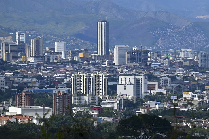 Vista general de Cali. 