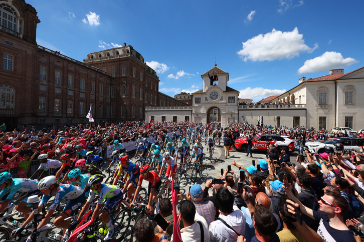 Turín ya se lució ante el mundo en la salida del Giro de 2024.