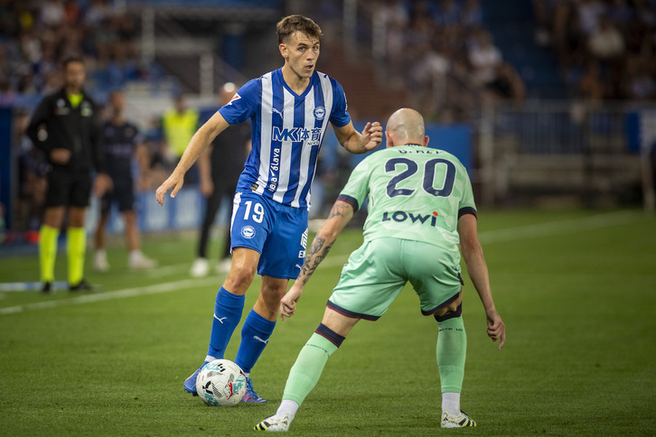 Pablo Ibáñez podría seguir en el once tras el buen debut ante el Levante.