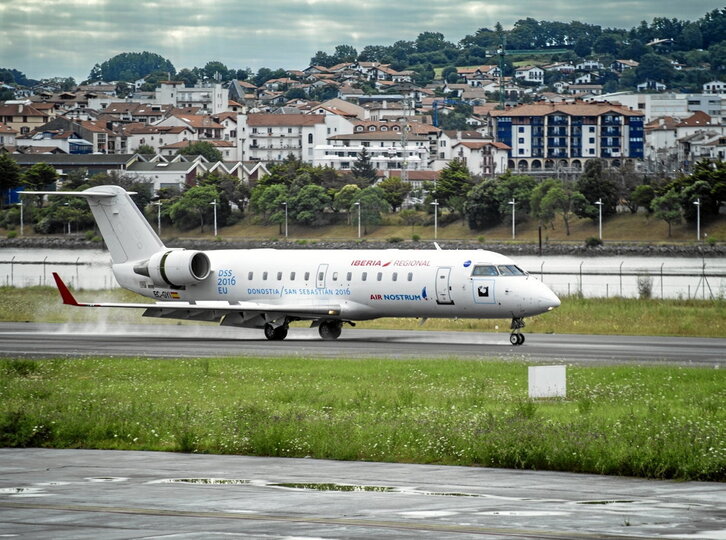 Aeropuerto de Hondarribia en una imagen de archivo.