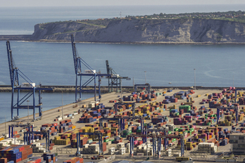 Imagen de archivo del puerto de Bilbao.