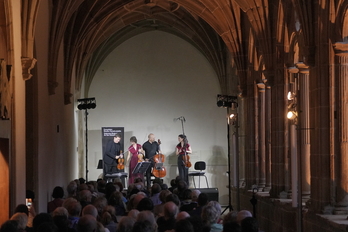 Concierto del Cuarteto Casals en San Telmo.
