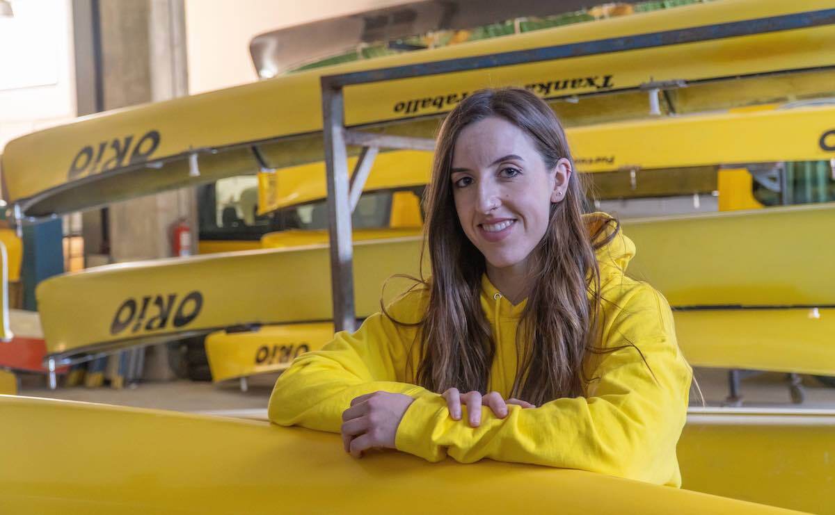 Itxaso Azkonobieta, Orioko arraunlaria. (Andoni CANELLADA/FOKU)