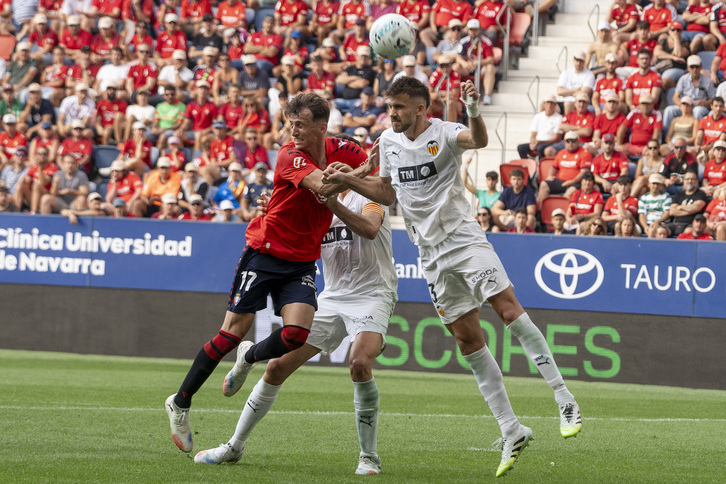 Budimir ha marcado con la testa su primer gol de la temporada.