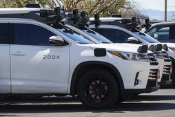 Robotaxiak Las  Vegasen.