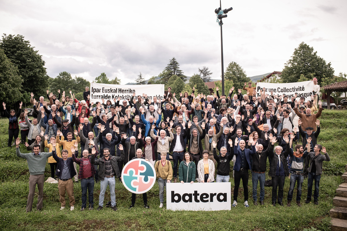 Batera plataformak Ezpeletan maiatzean egin zuen bilera. (Patxi BELTZAIZ)