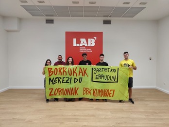 Trabajadores de Gaztetxo Eskola.