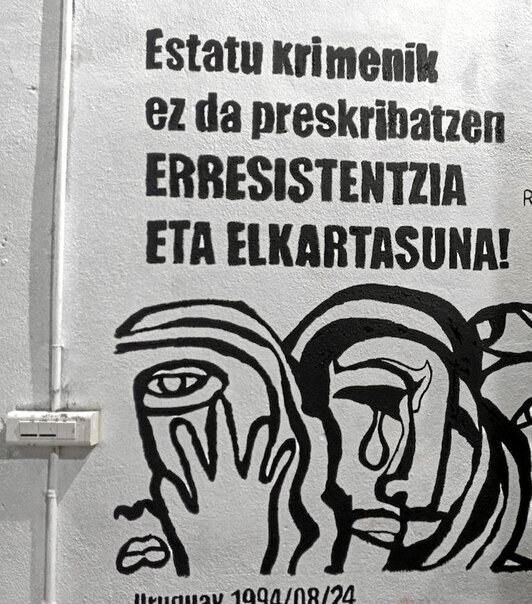 Mural de solidaridad 31 años después del Filtro.