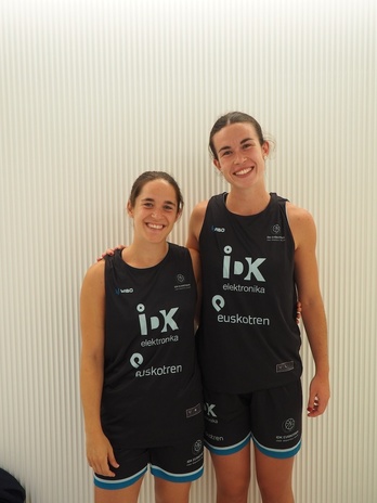 Itziar Ariztimuño e Irene Murua, dos de los fichajes de IDK Euskotren.
