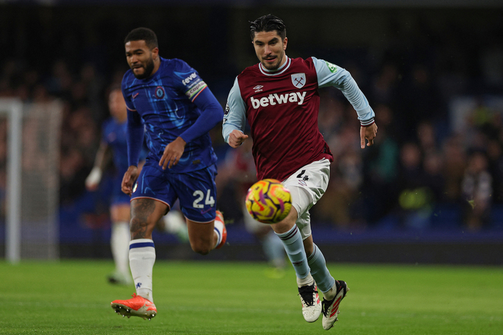Carlos Soler jugó el curso pasado cedido en el West Ham londinense.