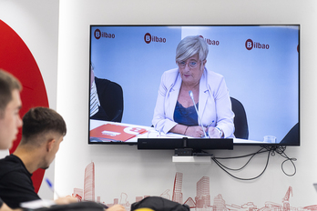 Los periodistas solo han podido seguir vía streaming la comparecencia.