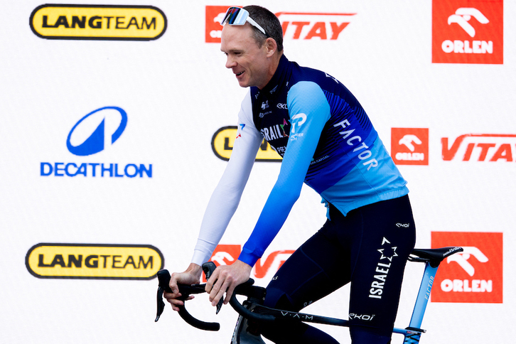 Chris Froome, el día 4 de este mes, en la presentación del Tour de Polonia.