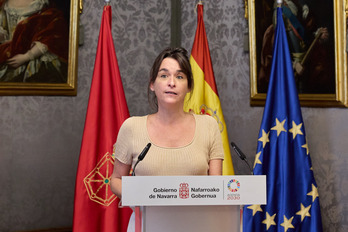 La consejera Begoña Alfaro, responsable de Vivienda.