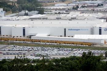 Planta de Volkswagen en Nafarroa.