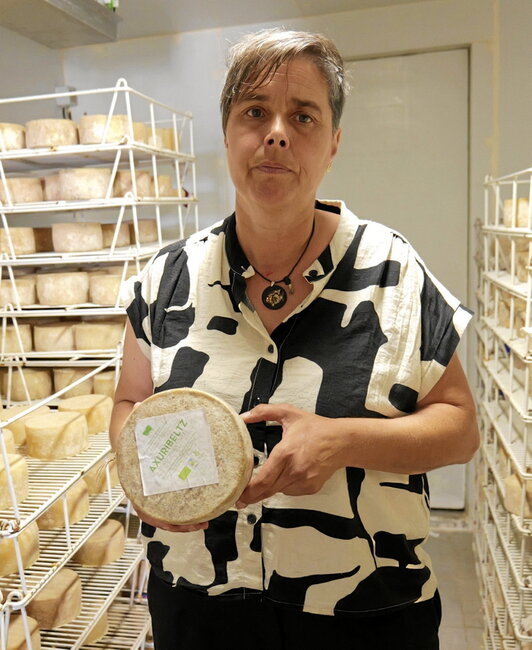 2015ean hasi ziren gazta egiten Axuribeltz markapean.