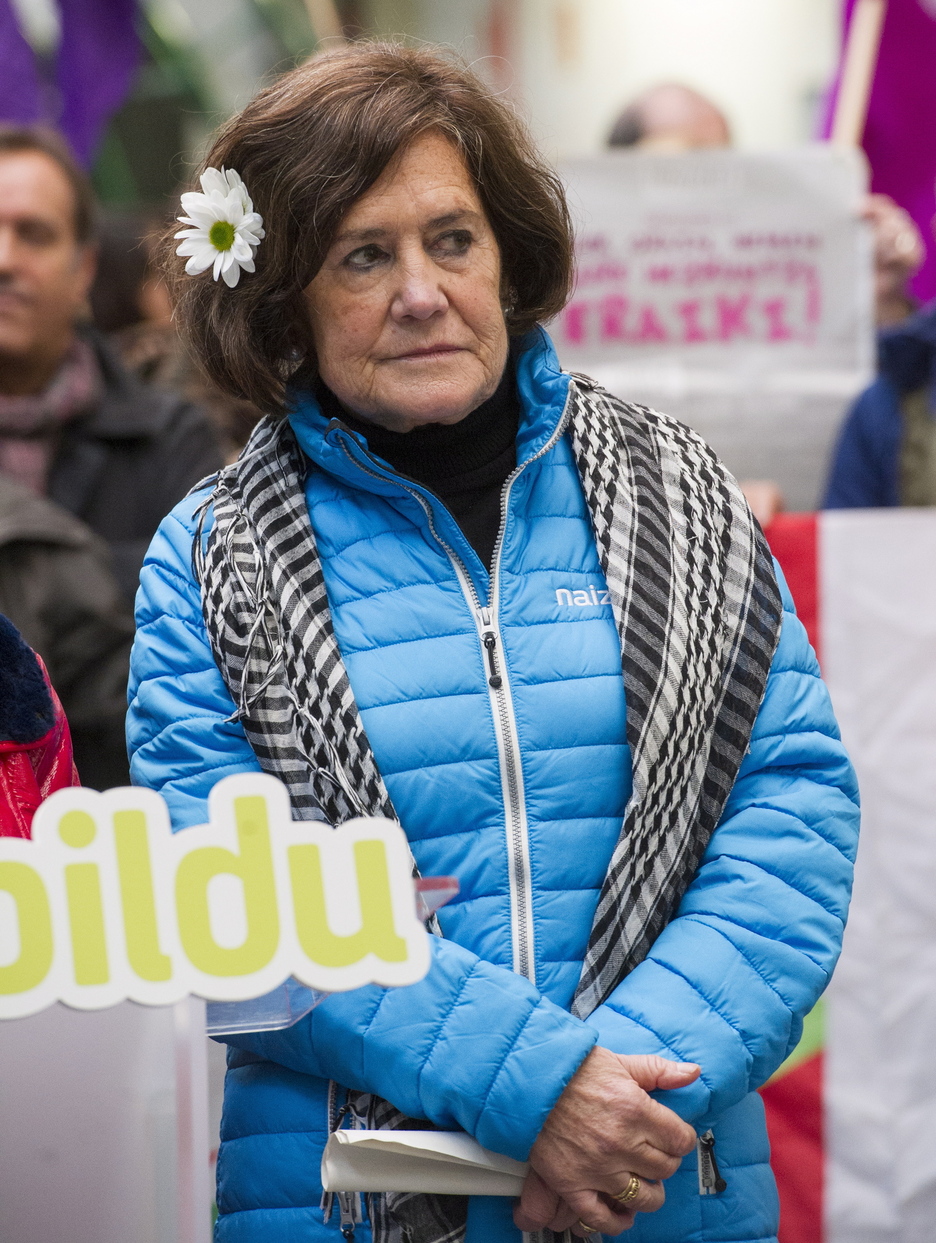 Zarautzen, EH Bilduren agerraldi batean, 2015ean.