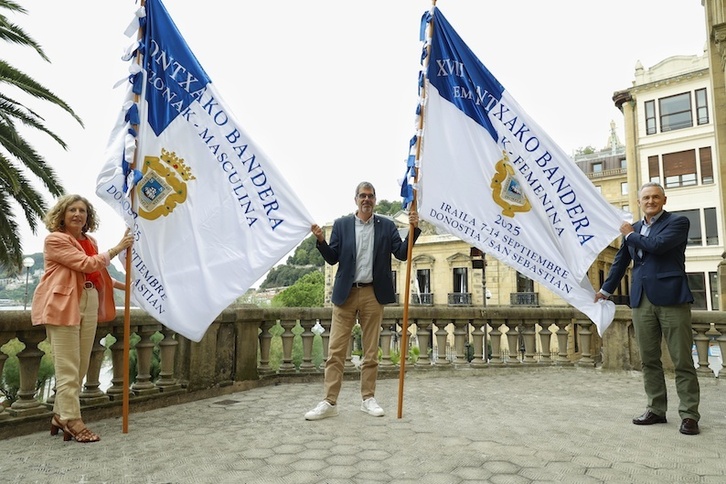 2025eko Kontxako Banderaren aurkezpena.