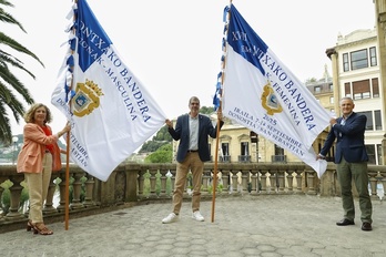 2025eko Kontxako Banderaren aurkezpena.